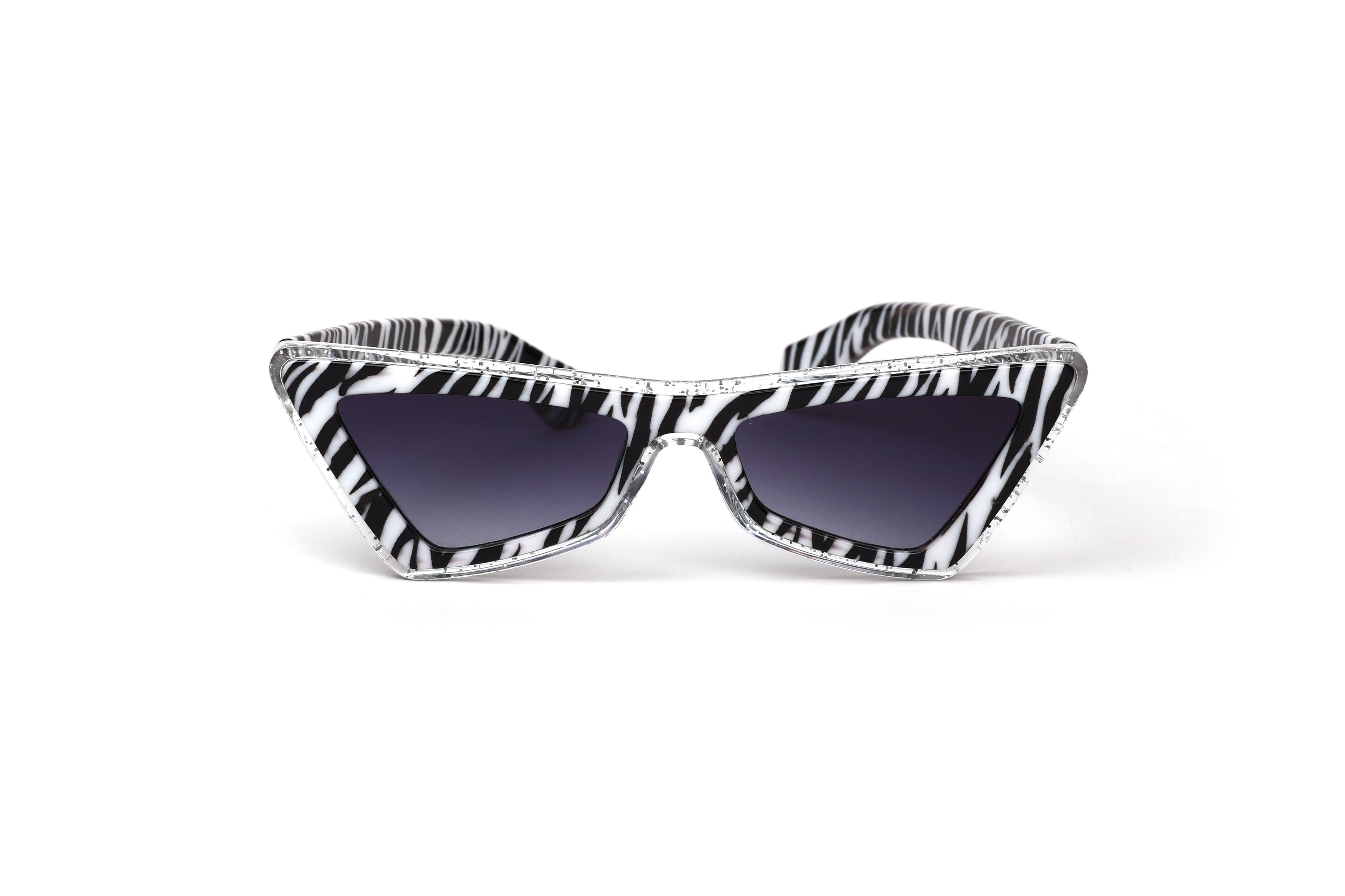 Zebra Luxe Cat-eye Luxury Sunglasses