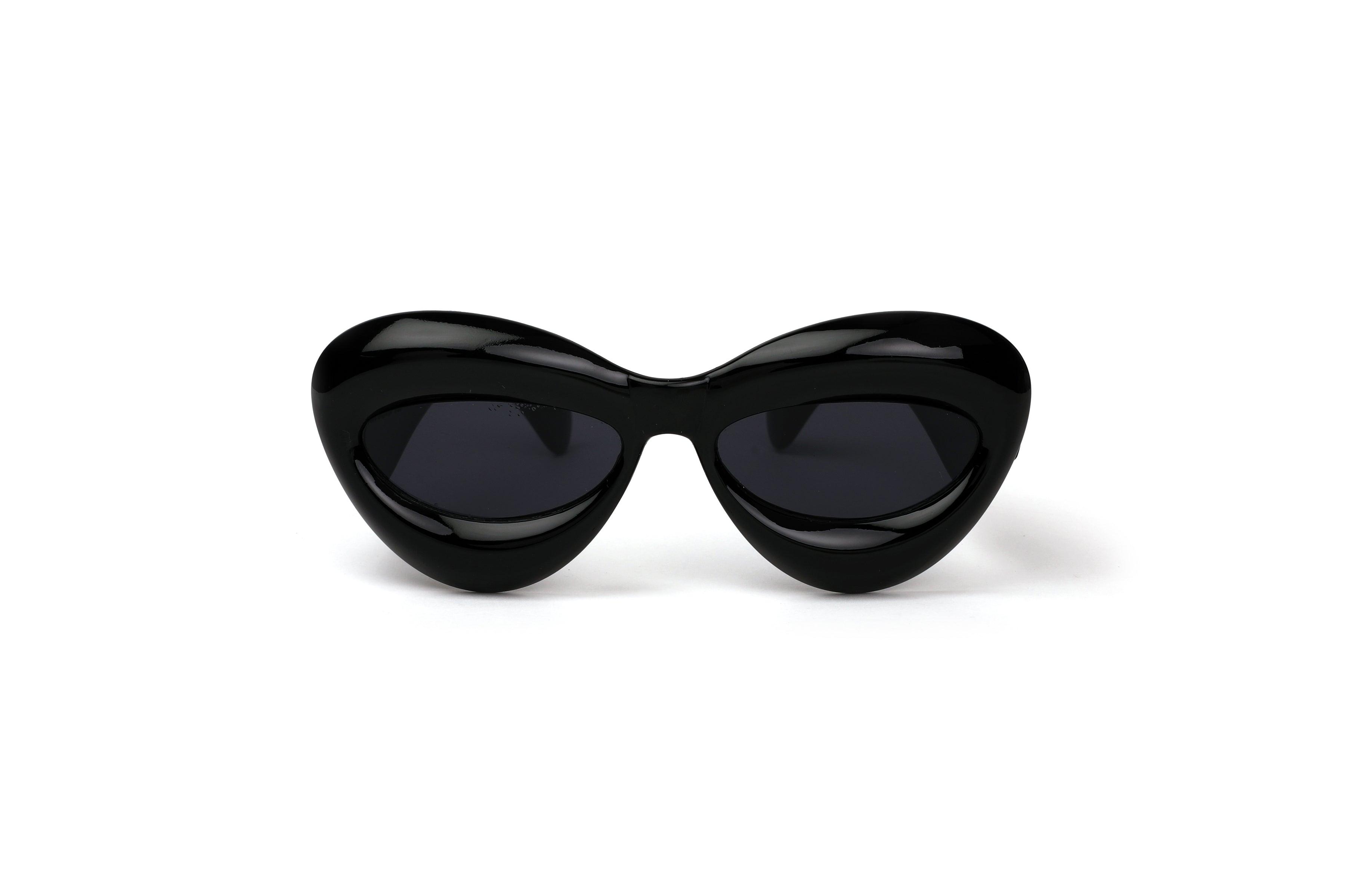 Black Heart Bubble Sunglasses
