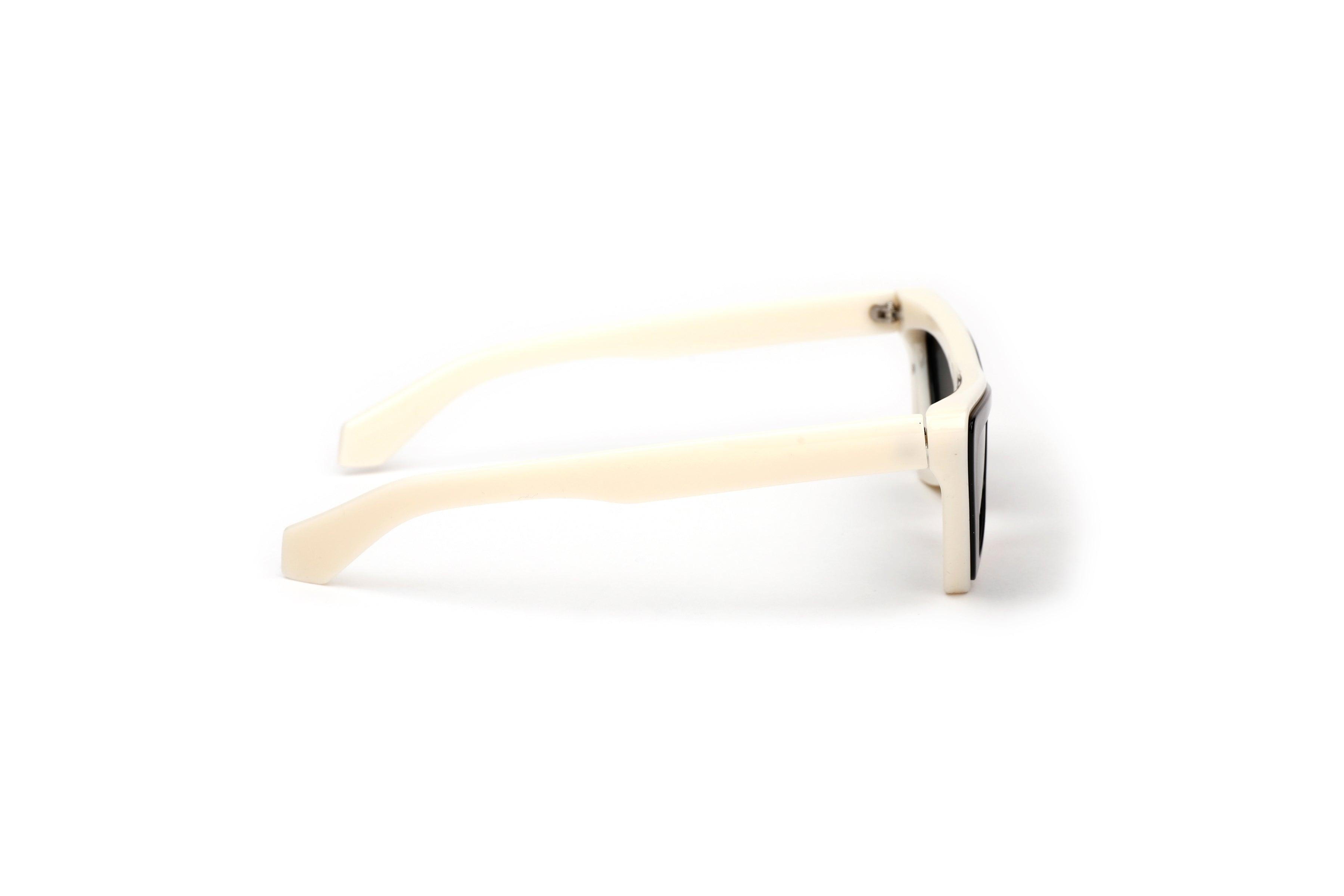 Black & White Cat-Eye Luxury Sunglasses
