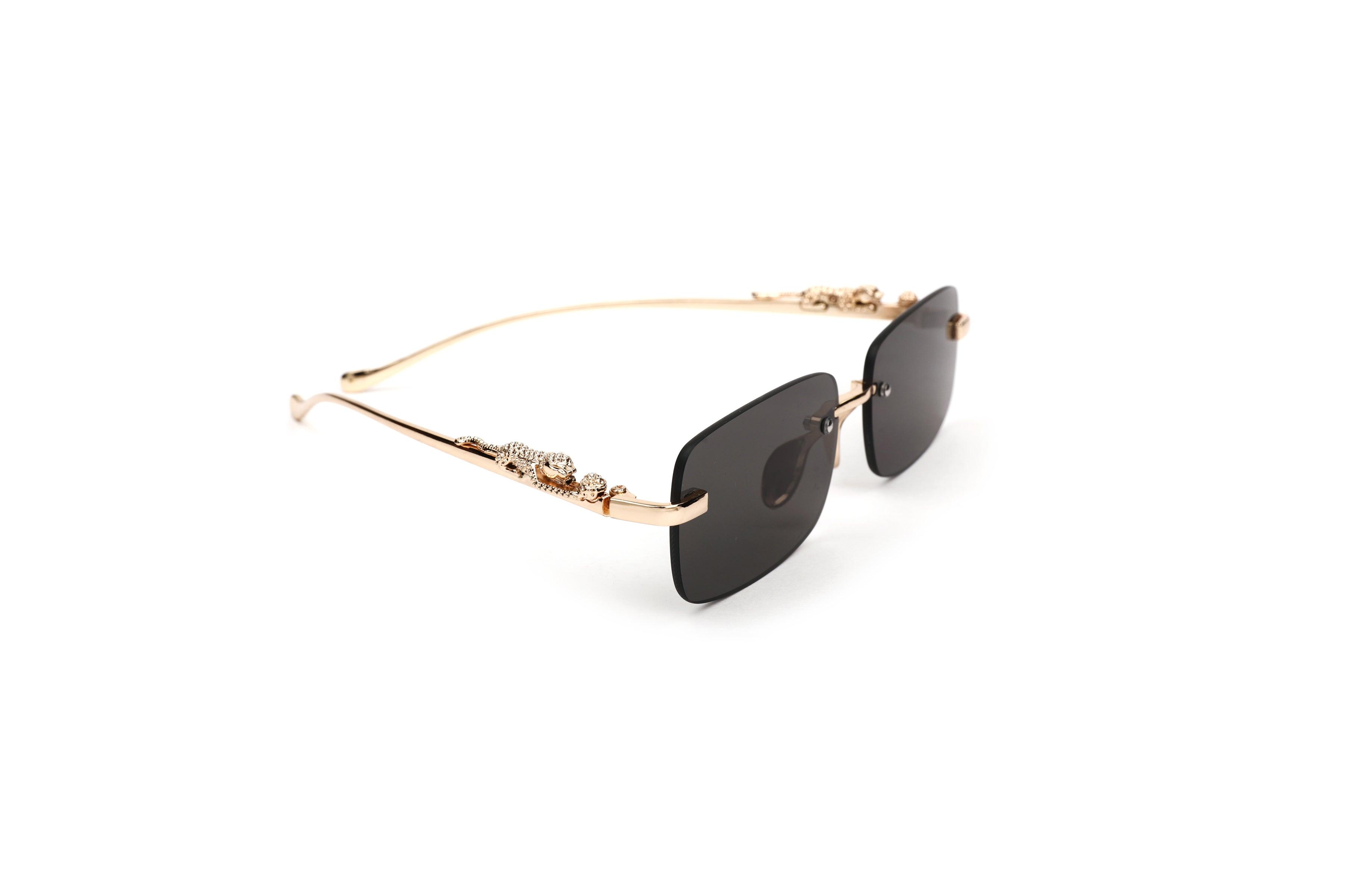 RIMLESS ROAR - Black Sunglasses