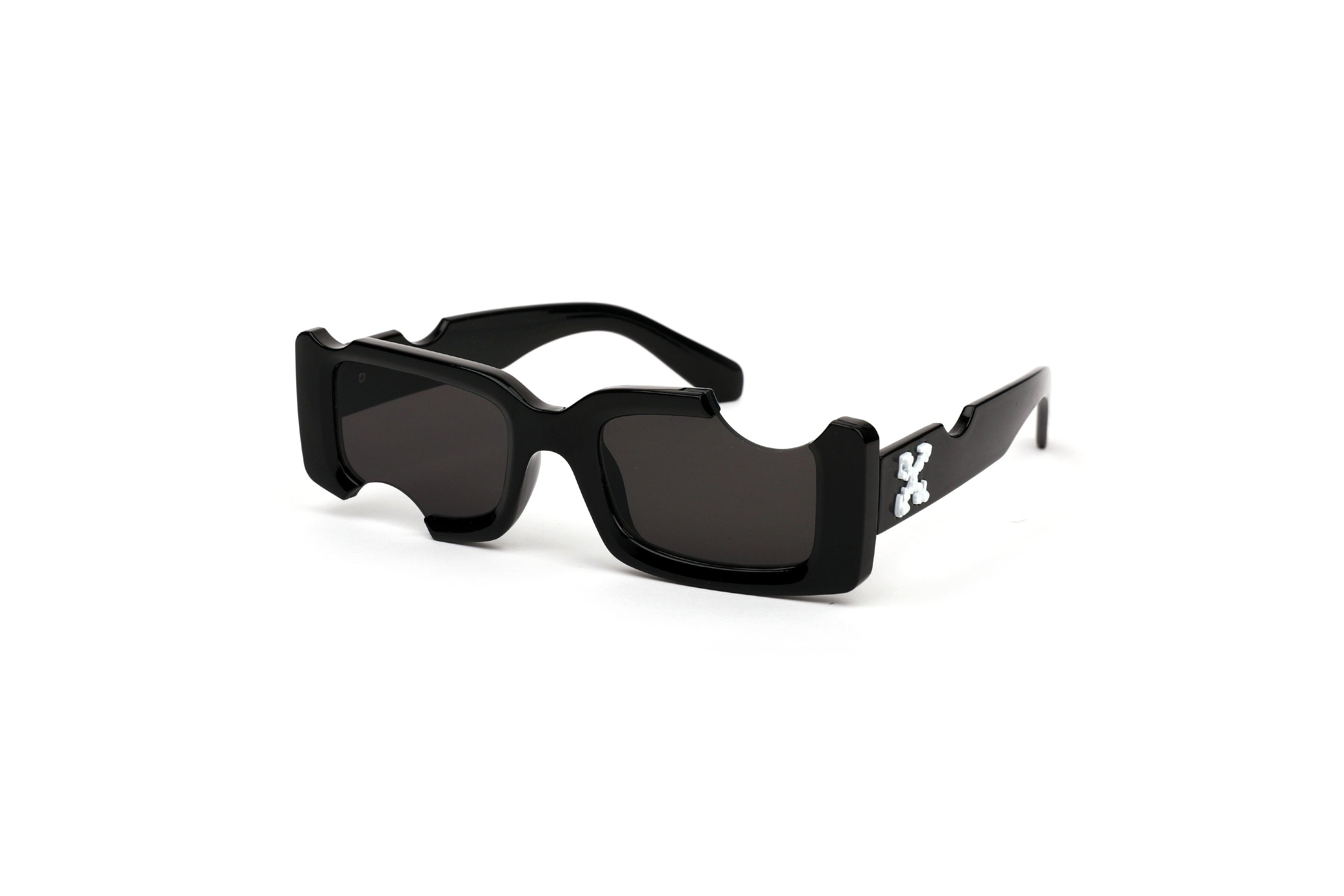 Cut-Out Detail Rectangular Sunglasses