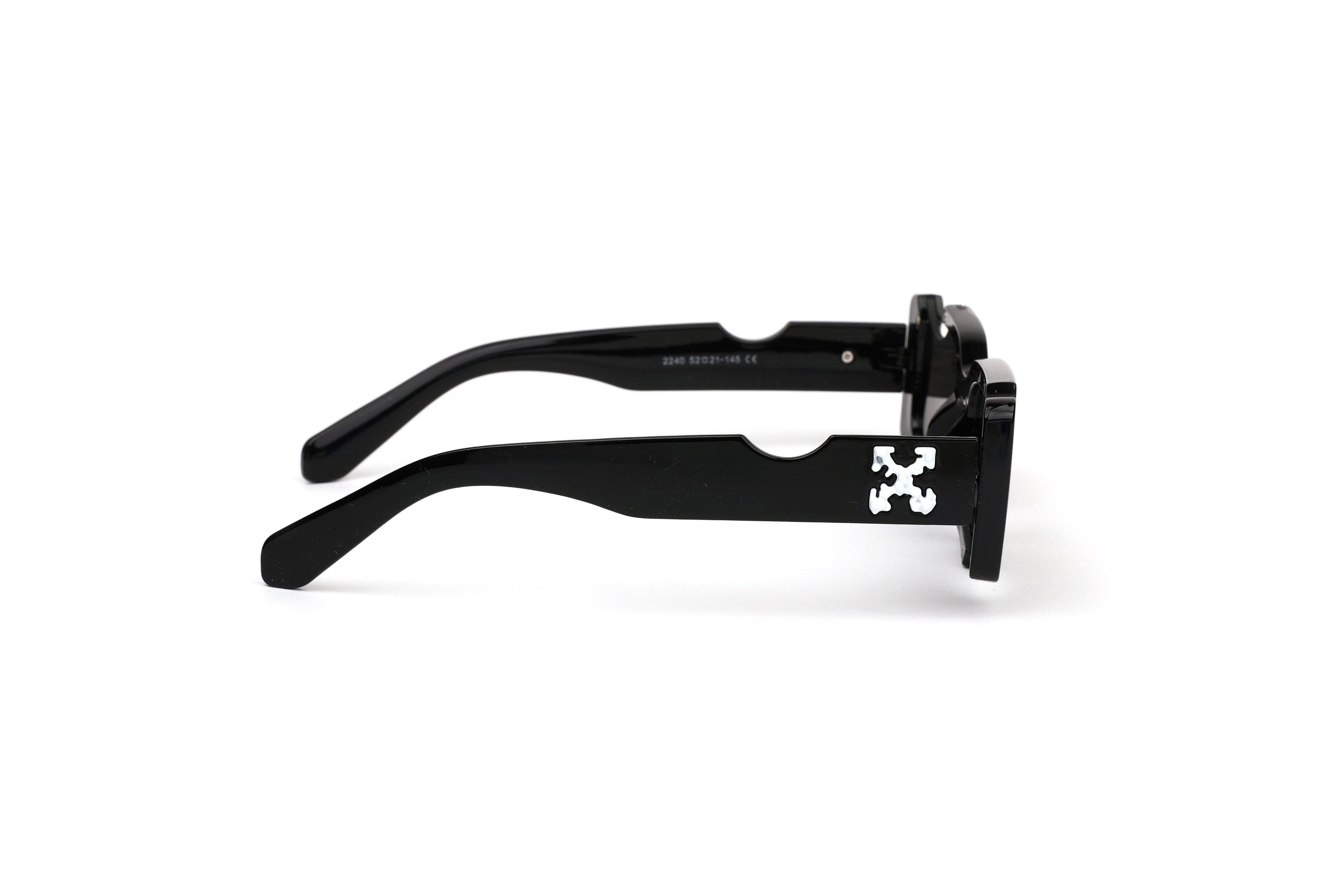 Cut-Out Detail Rectangular Sunglasses