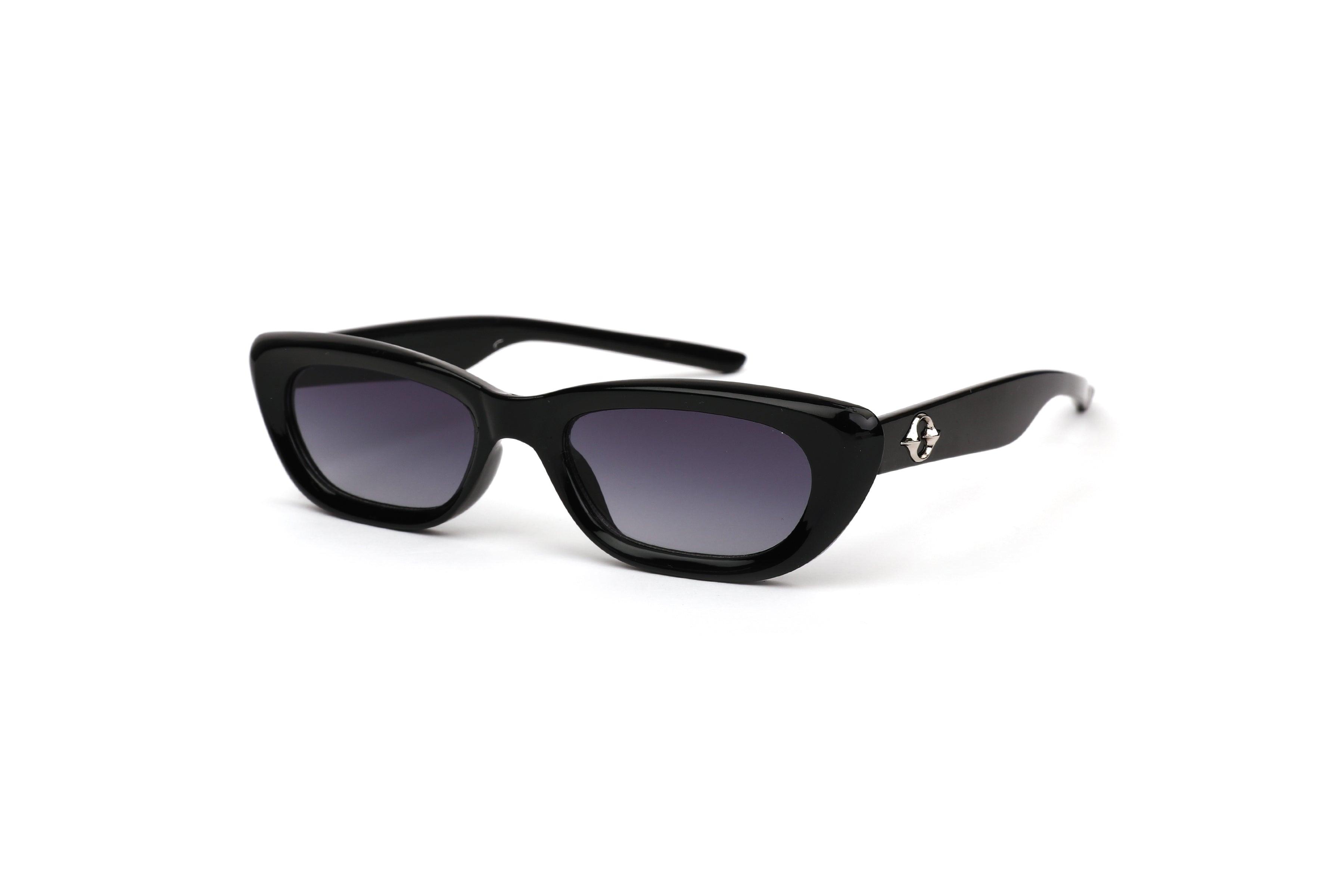 Classic Black Cat-Eye Sunglasses