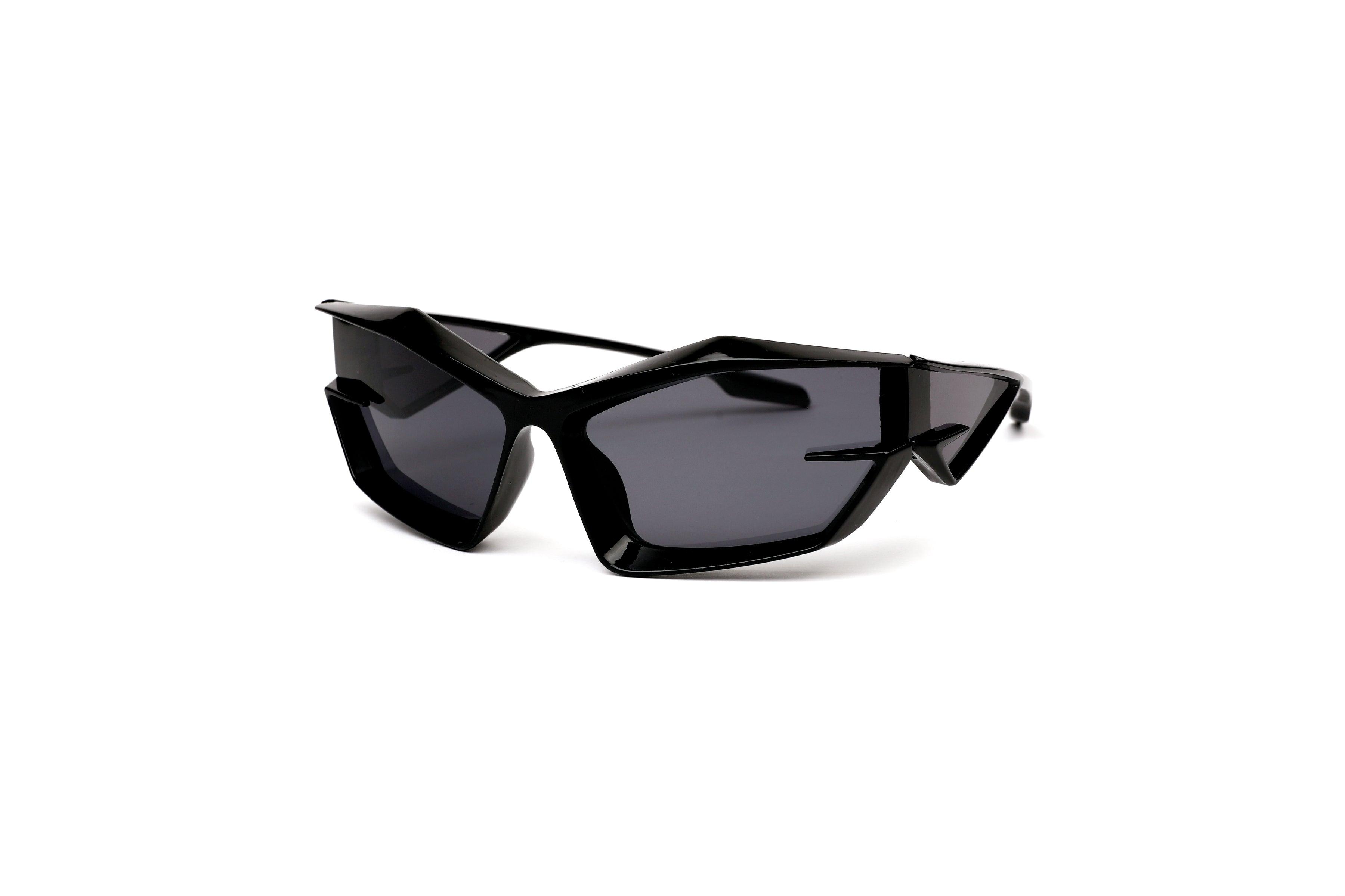 Angular Sculpted Futuristic Sunglasses