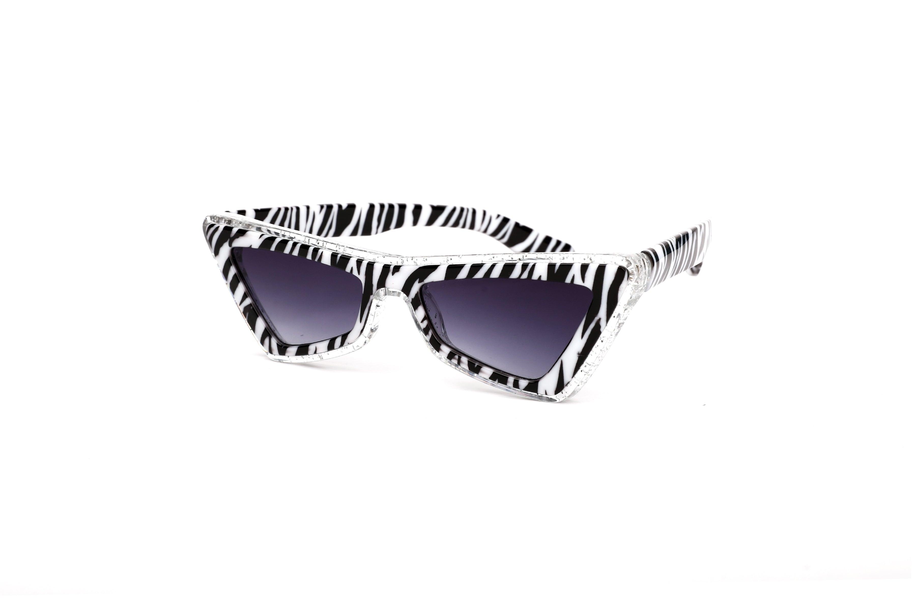 Zebra Luxe Cat-eye Luxury Sunglasses
