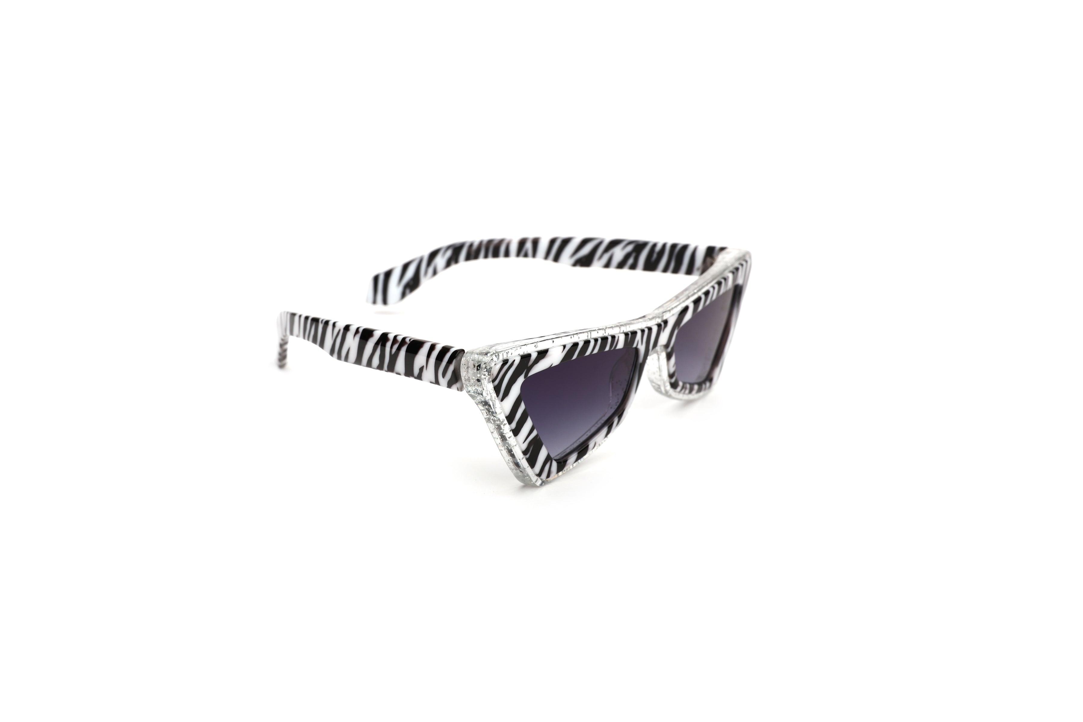 Zebra Luxe Cat-eye Luxury Sunglasses