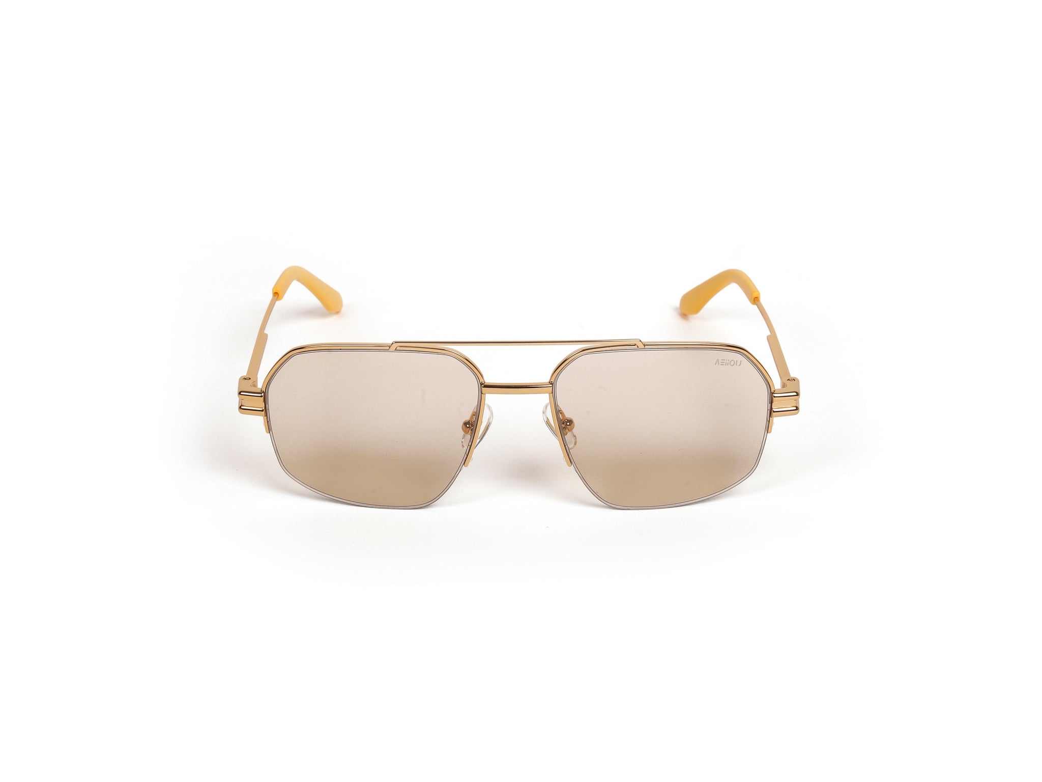 Gold Pilot Navigator Luxury Sunglasses