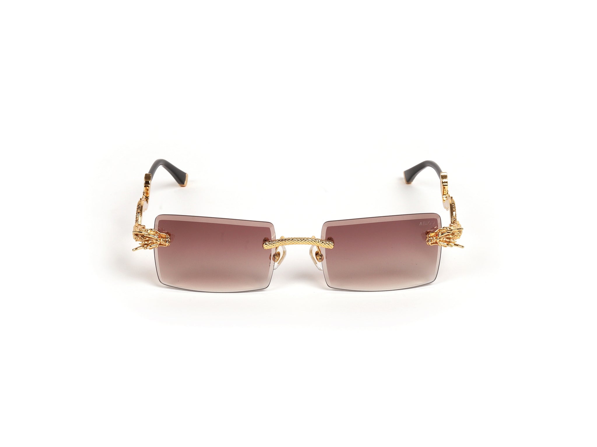 Smoke Dragon Rimless Luxury Sunglasses
