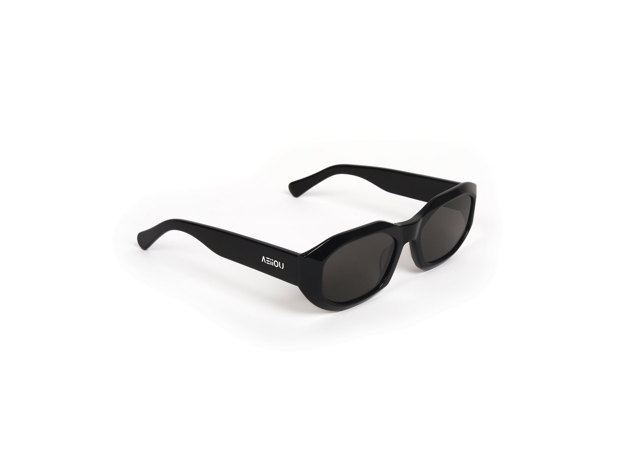 Obsidian Cut-Black Luxury Sunglasses
