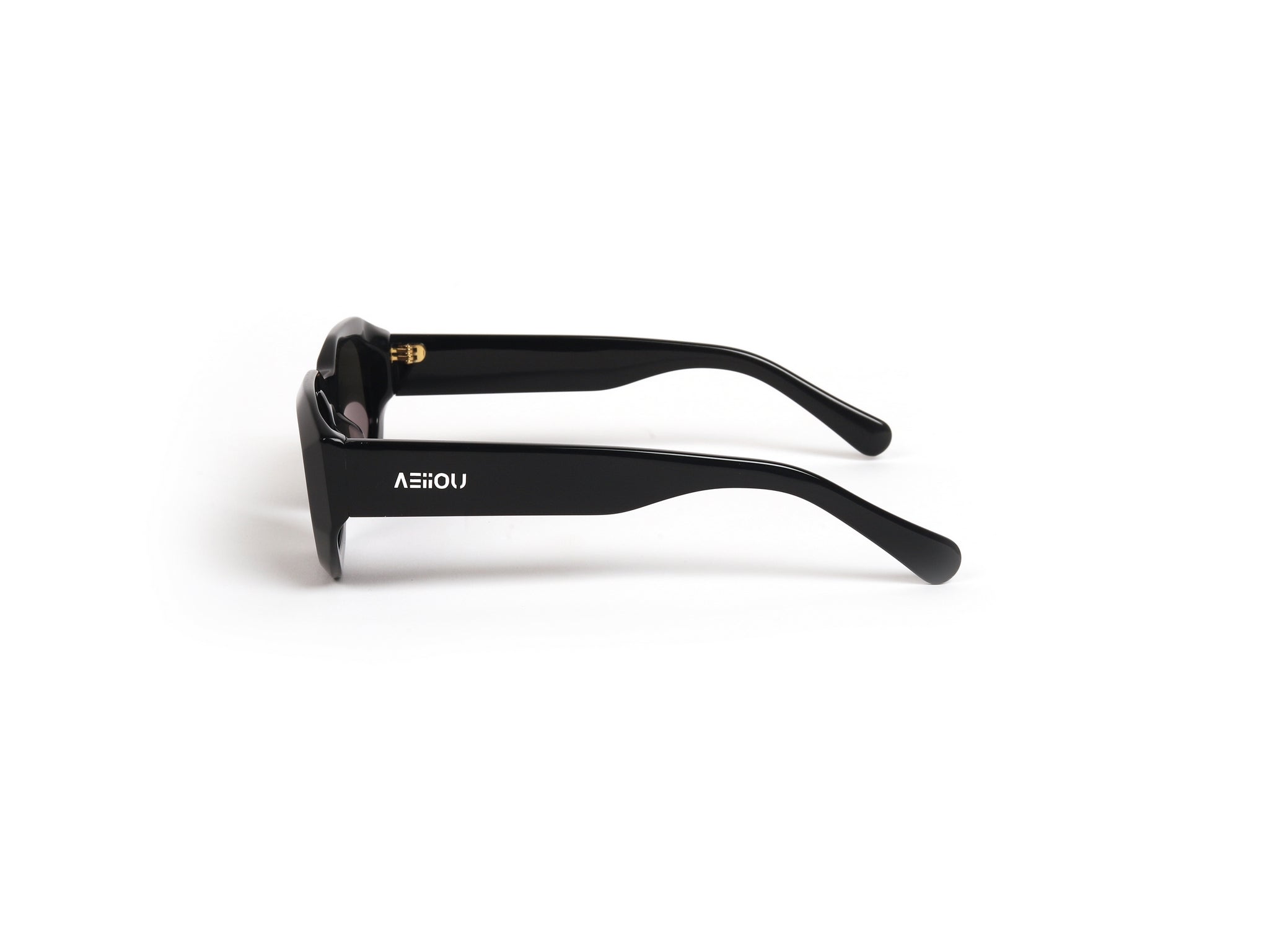 Obsidian Cut-Black Luxury Sunglasses