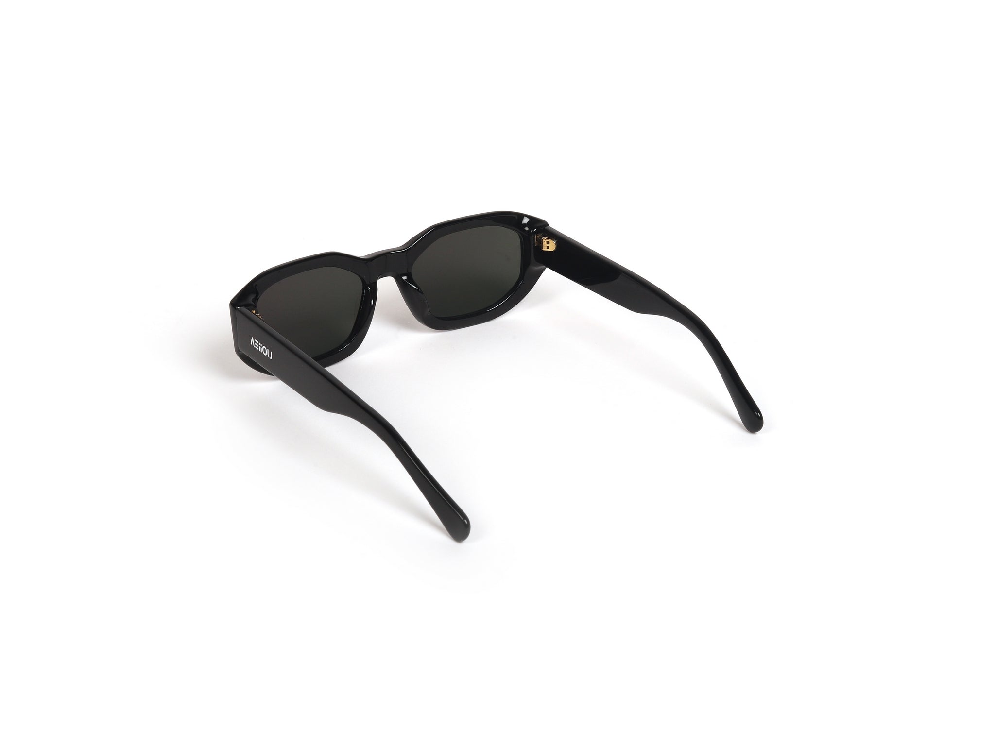 Obsidian Cut-Black Luxury Sunglasses