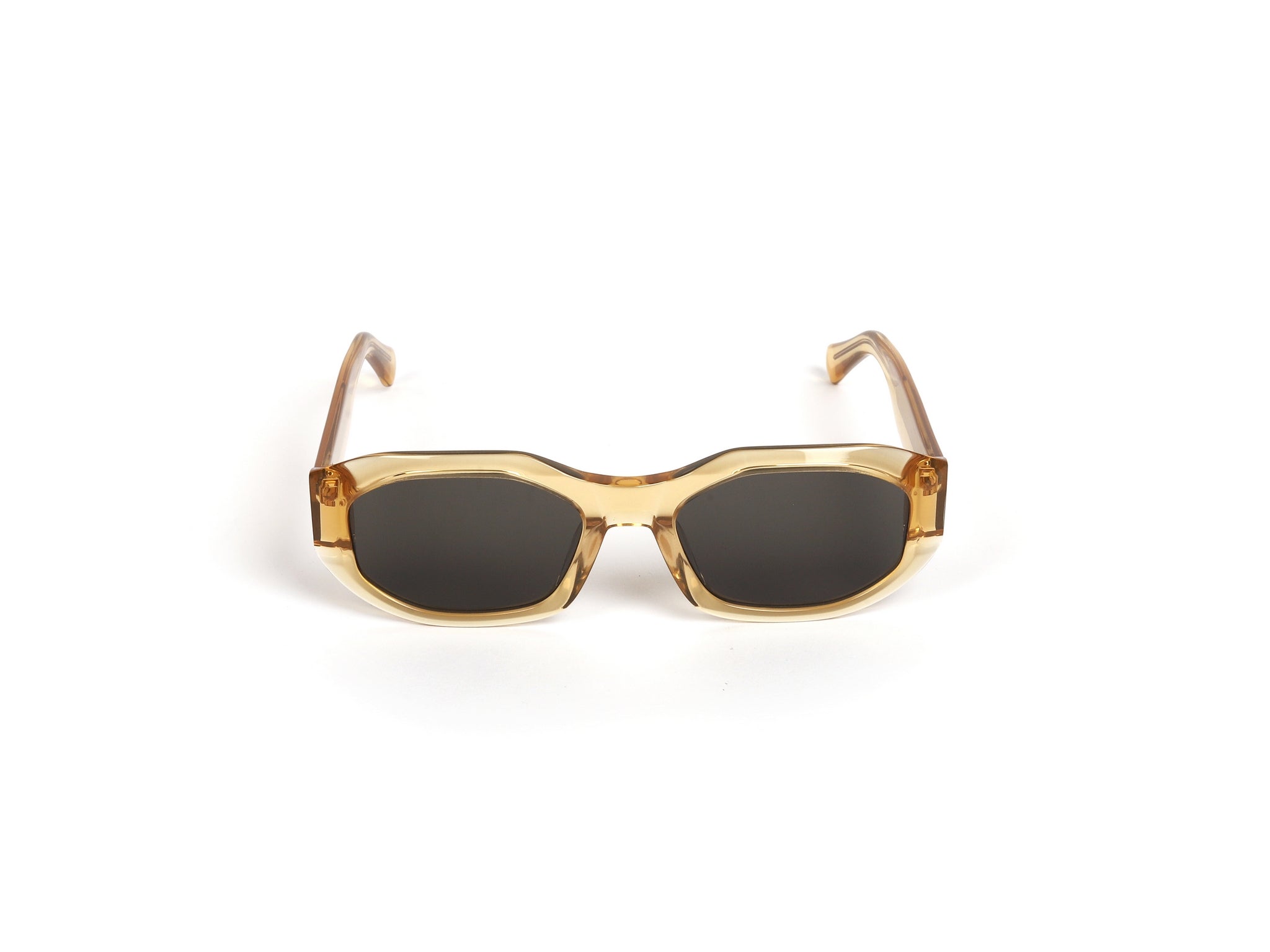 Obsidian Cut-Yellow Vintage Luxury Sunglasses.