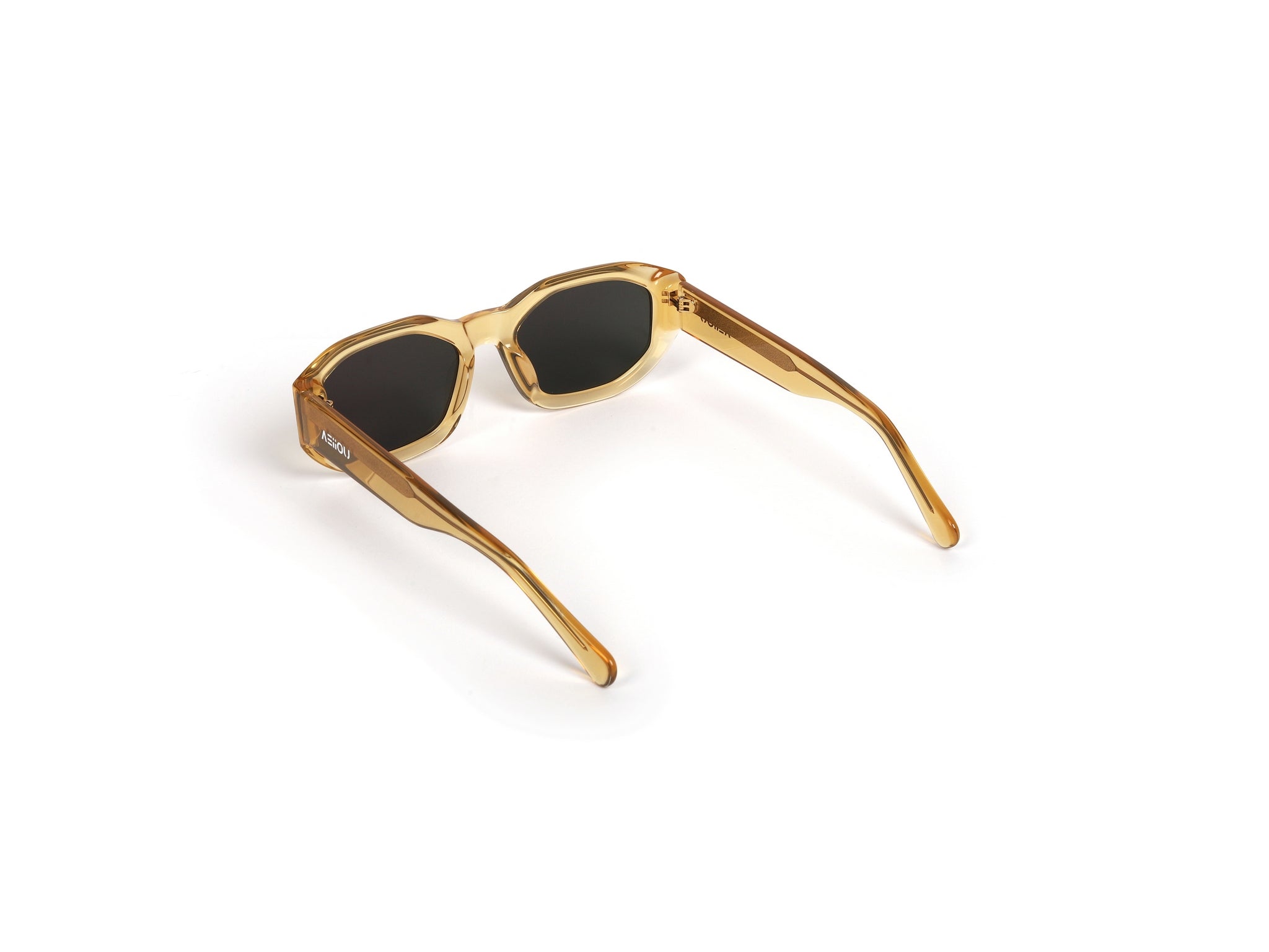 Obsidian Cut-Yellow Vintage Luxury Sunglasses.