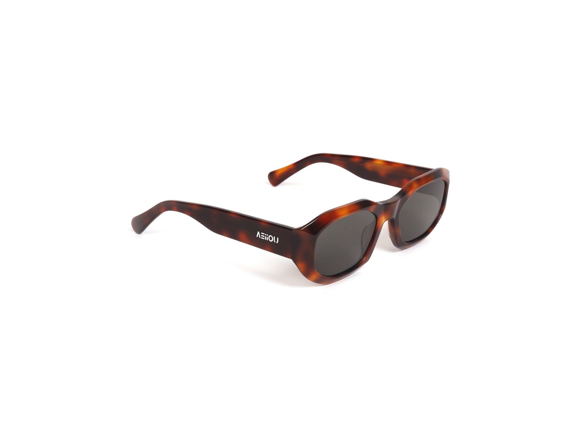 Obsidian Cut-Leopard Print Luxury Sunglasses