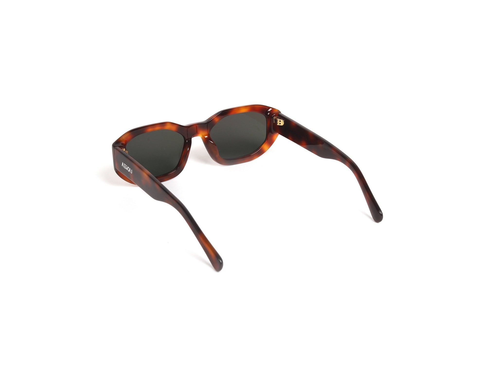 Obsidian Cut-Leopard Print Luxury Sunglasses