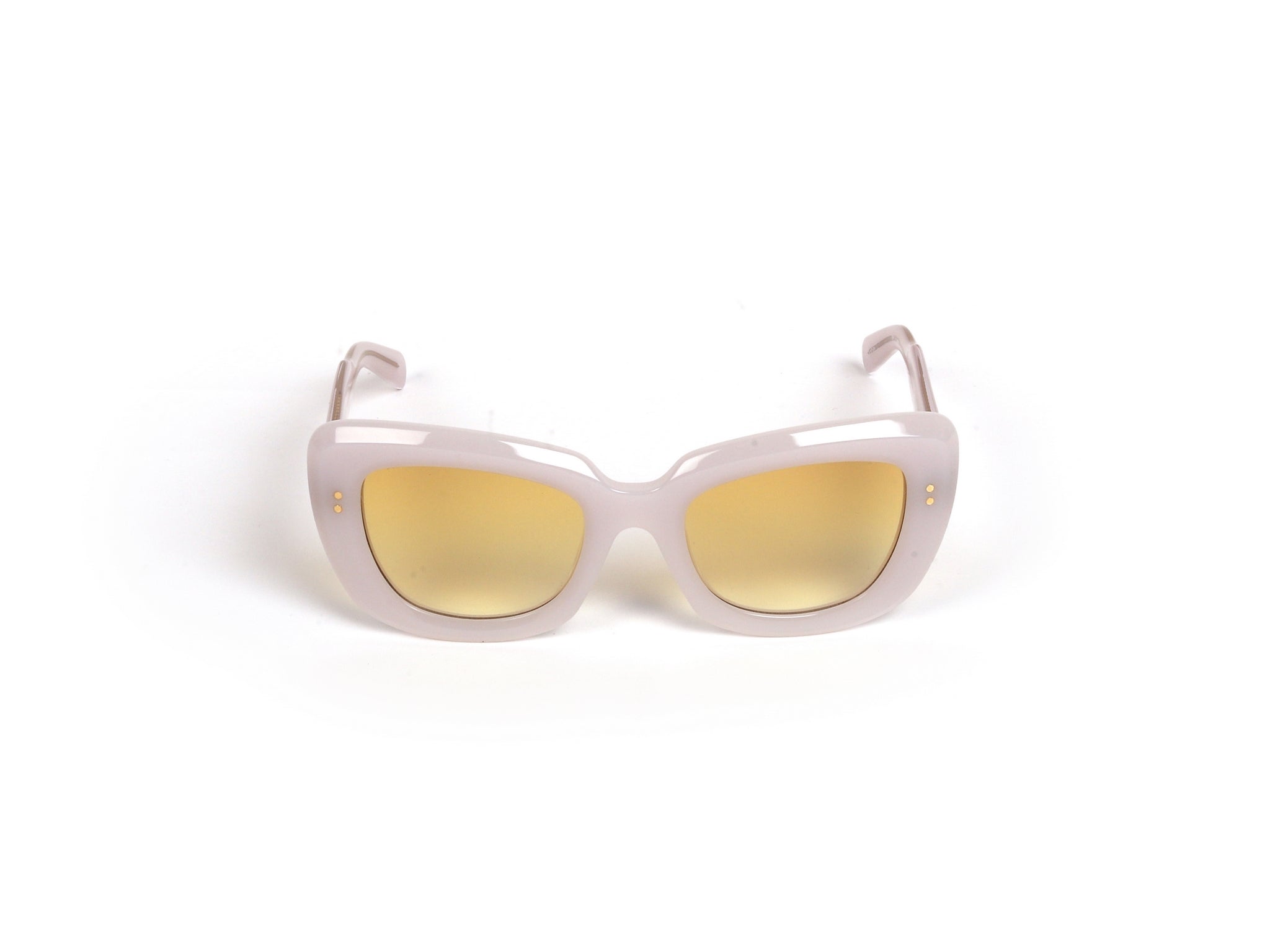 Radiate Timeless Elegance with Pearl White Cat-Eye Luxury Sunglasses | Luxury Cat-Eye Shades