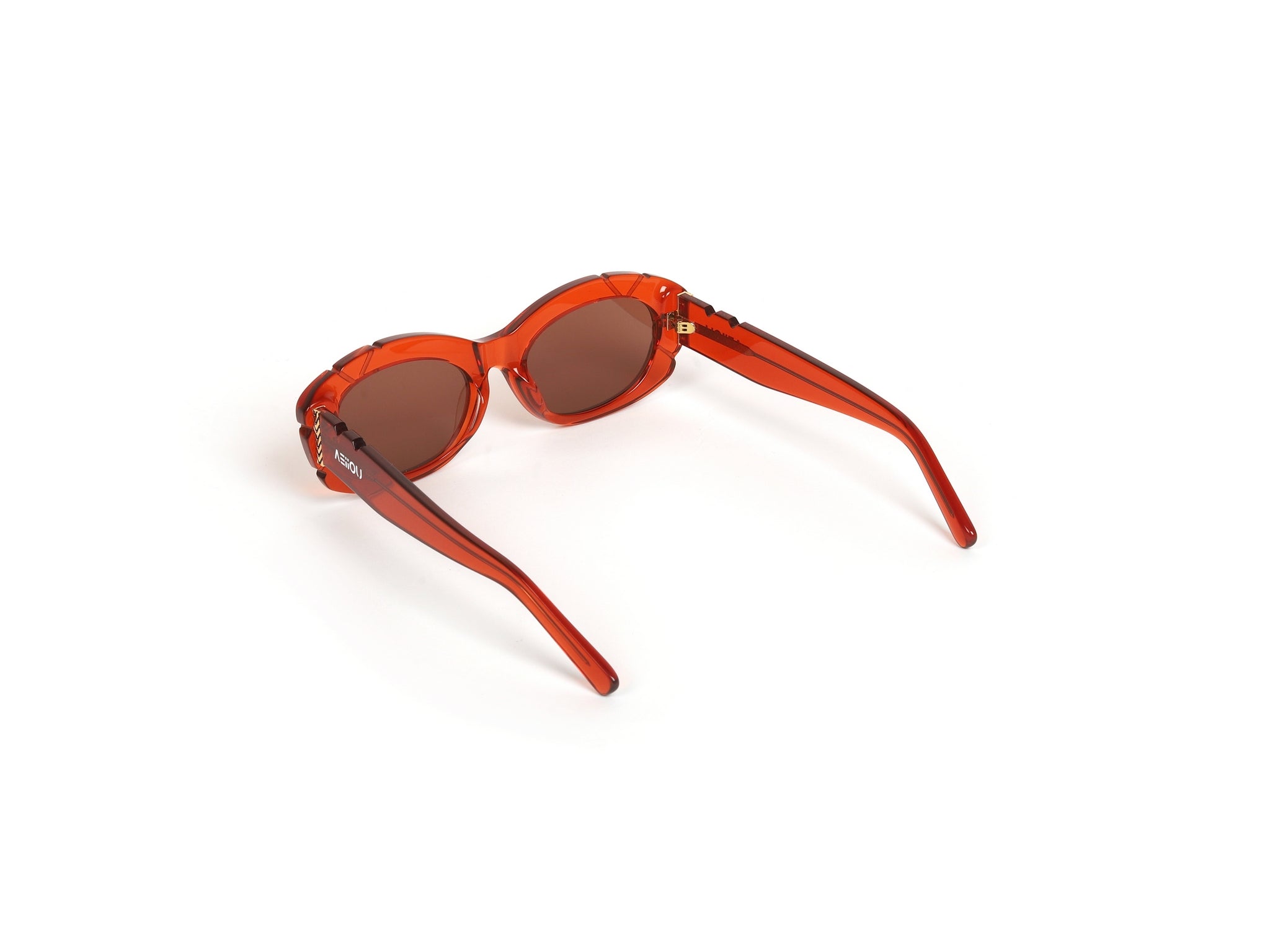 Prism Cut-Red Luxury Sunglasses