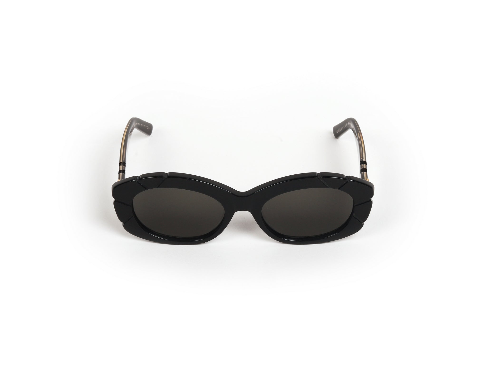 Prism Cut-Black Luxury Sunglasses.