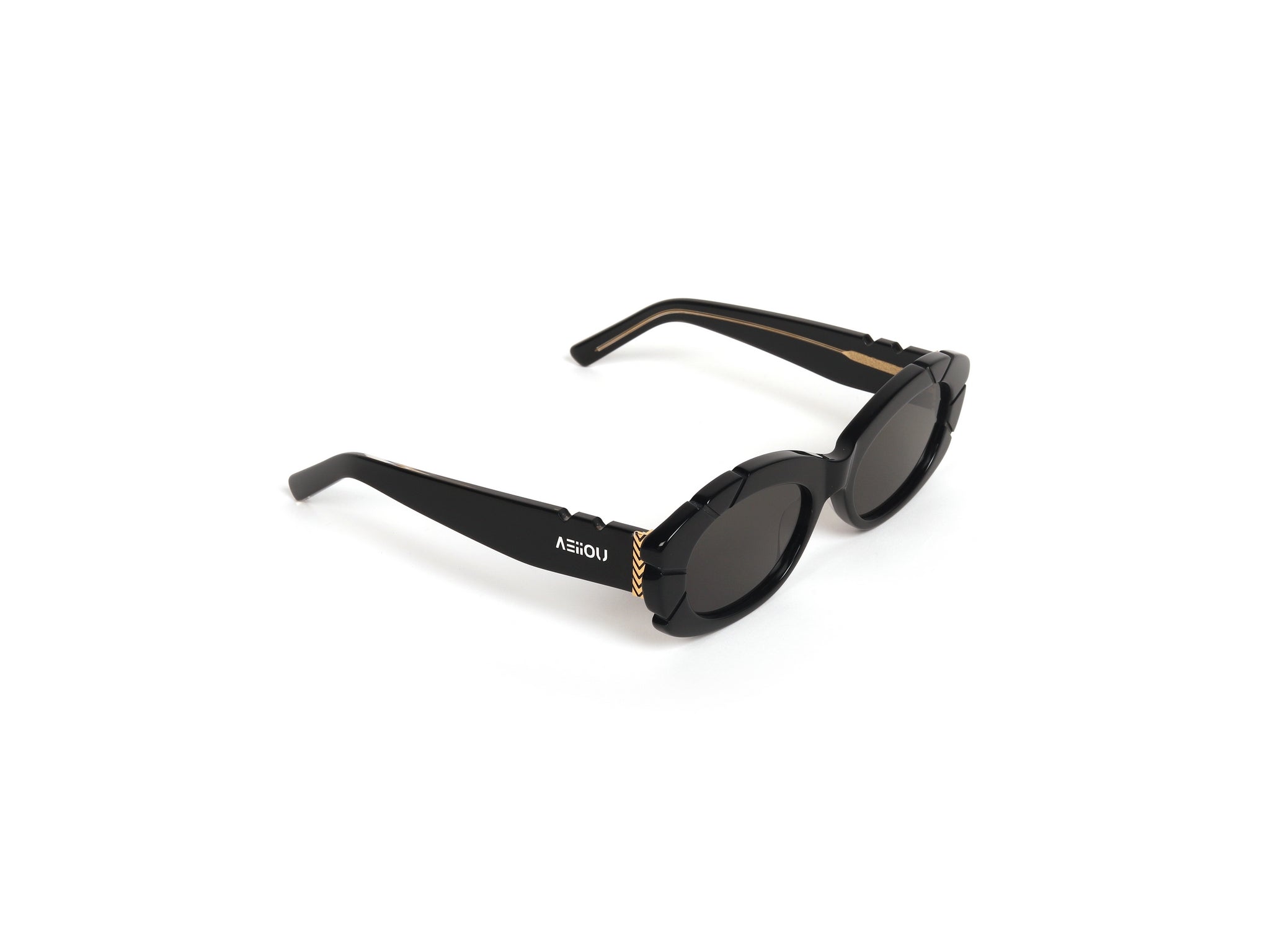Prism Cut-Black Luxury Sunglasses.