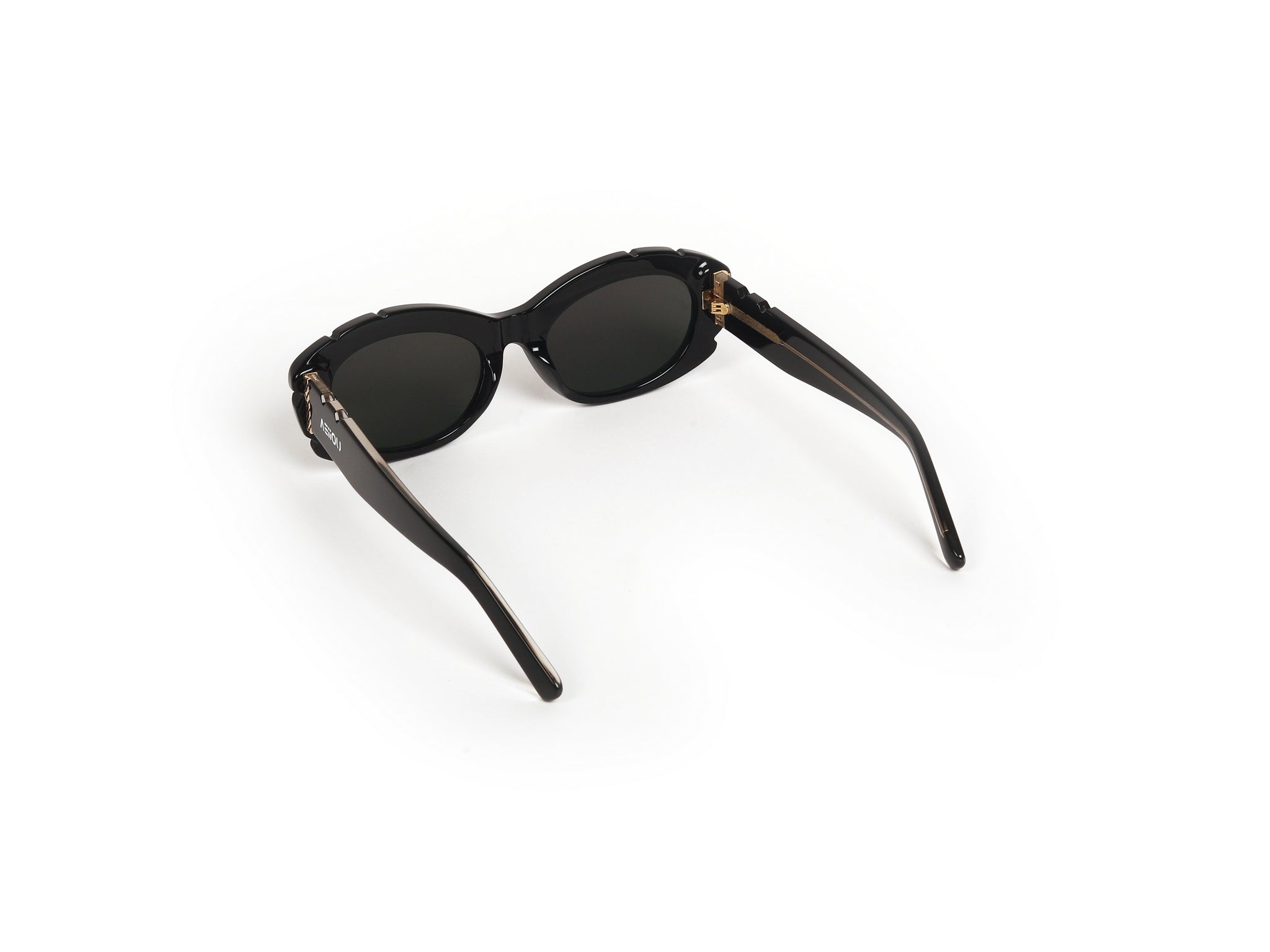 Prism Cut-Black Luxury Sunglasses.