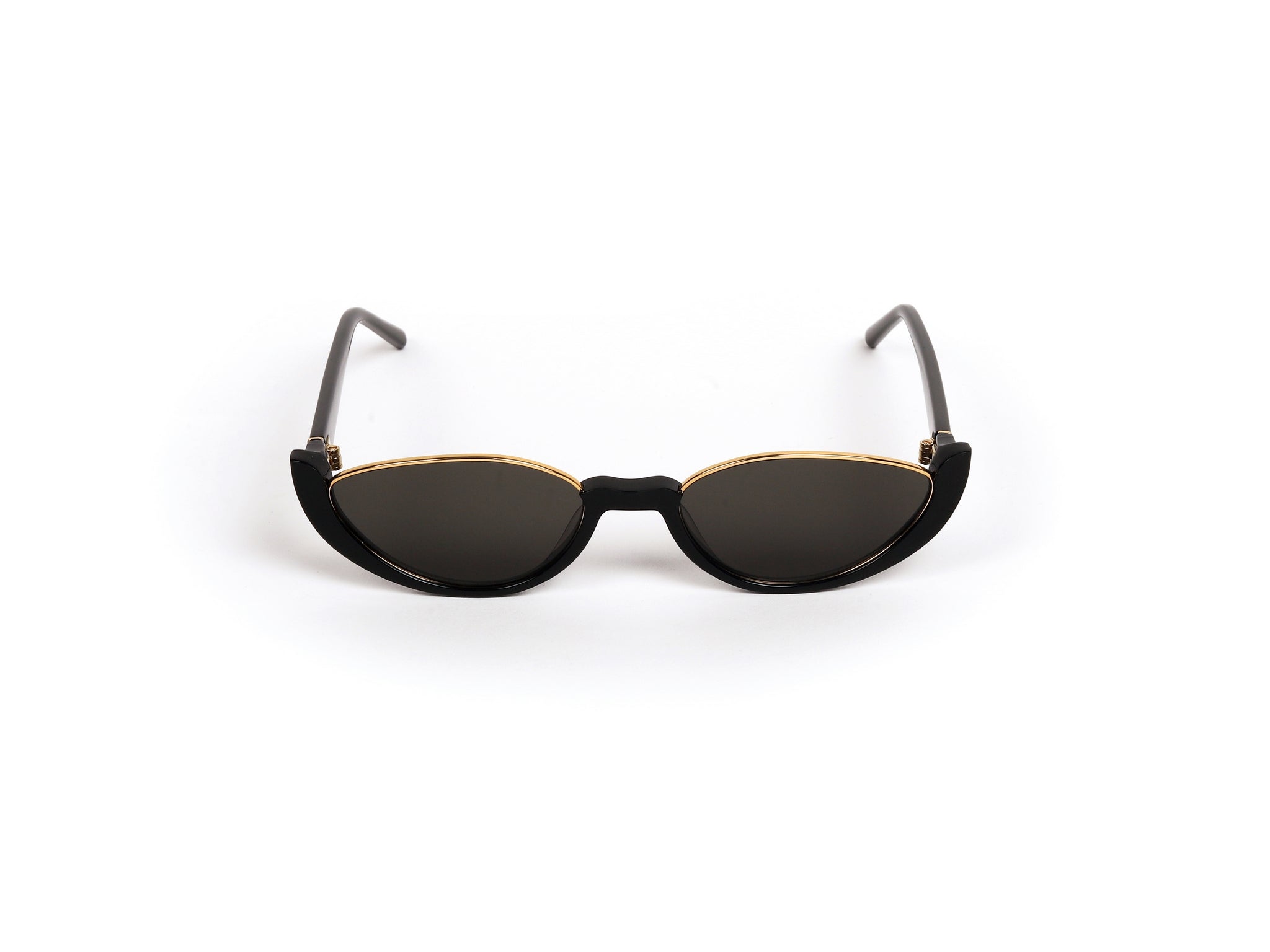 Gold Accent Cat-Eye Sunglasses