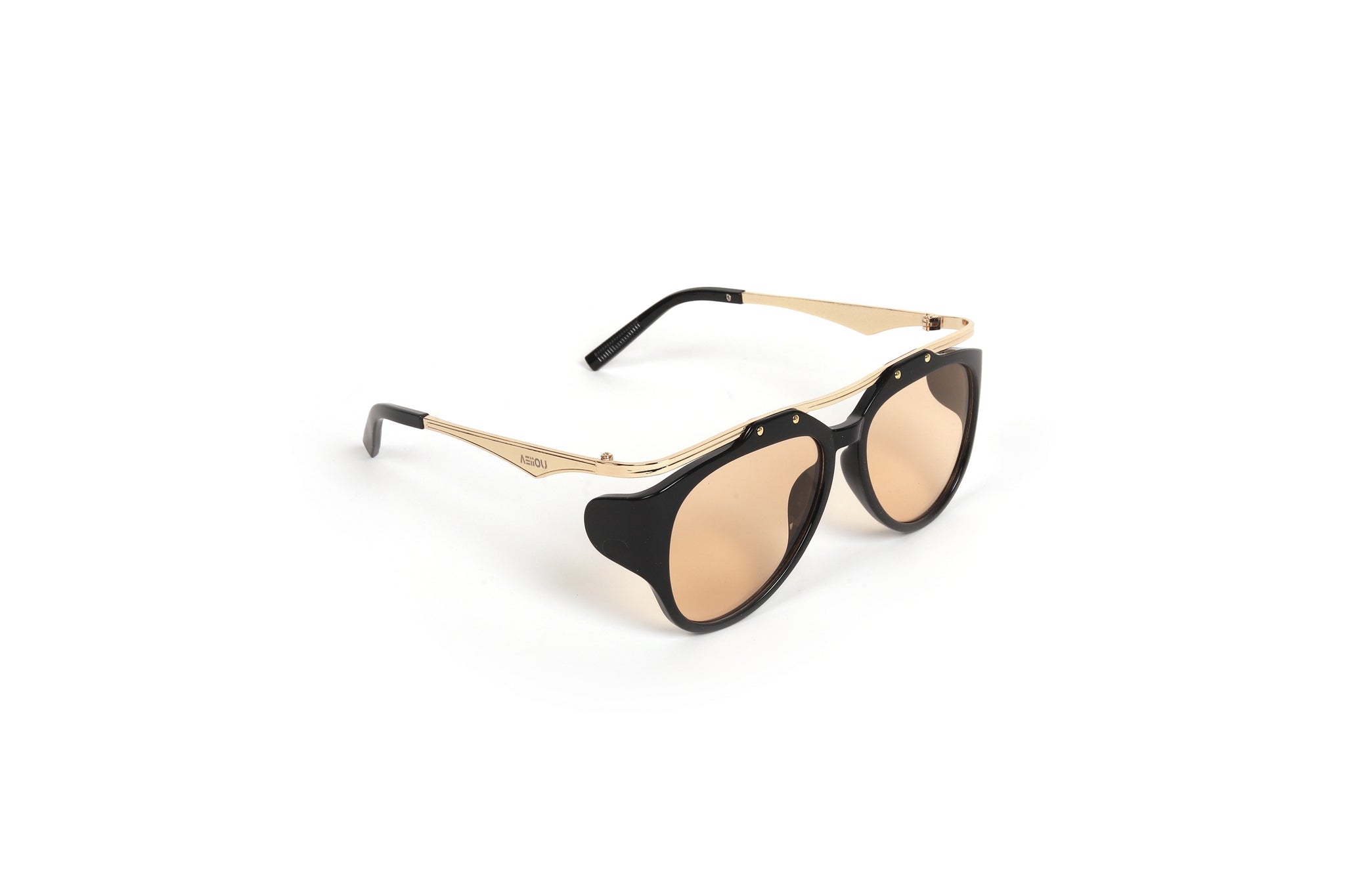 Gold Aviator Sunglasses
