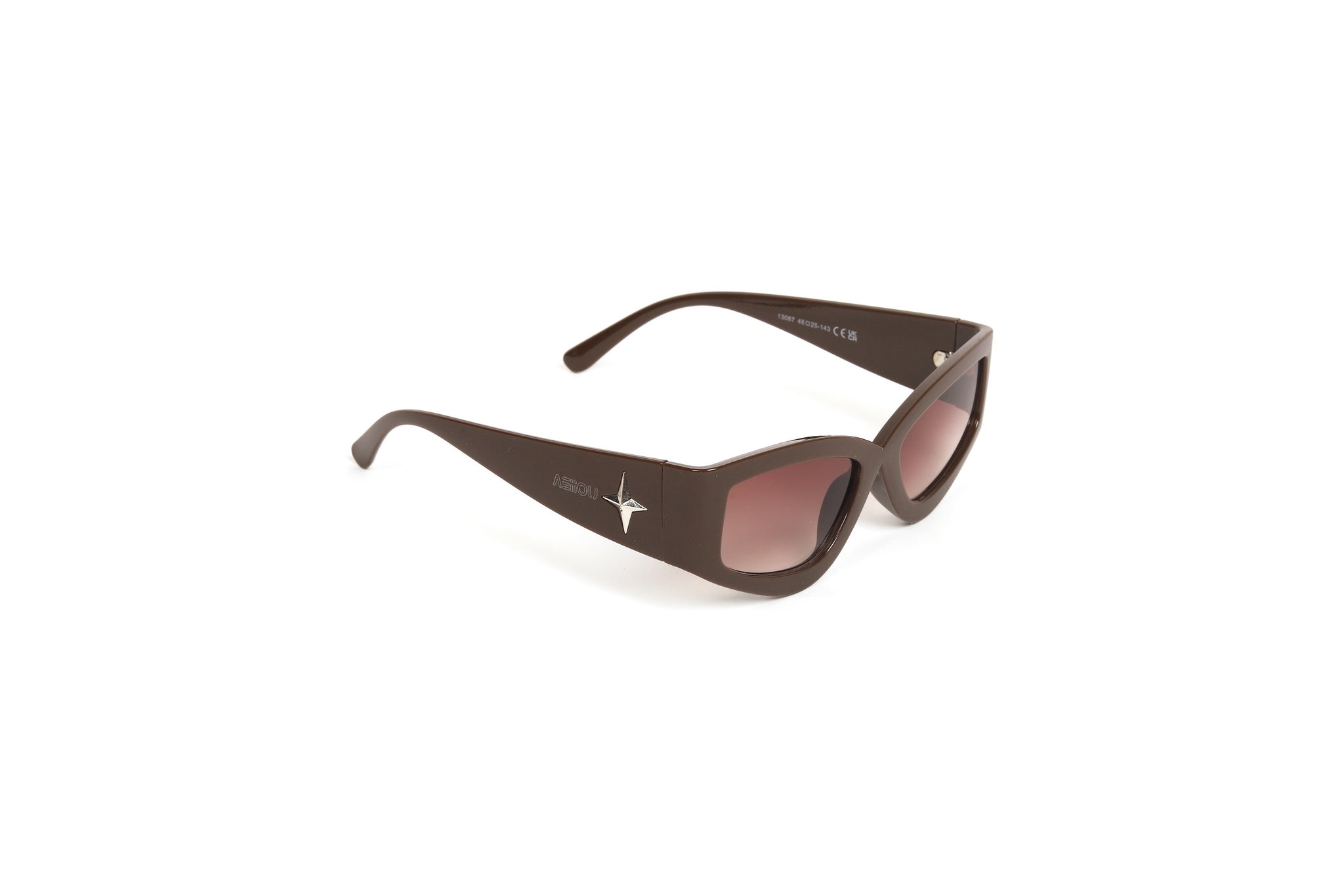Boss Mode Geometric Frame Sunglasses