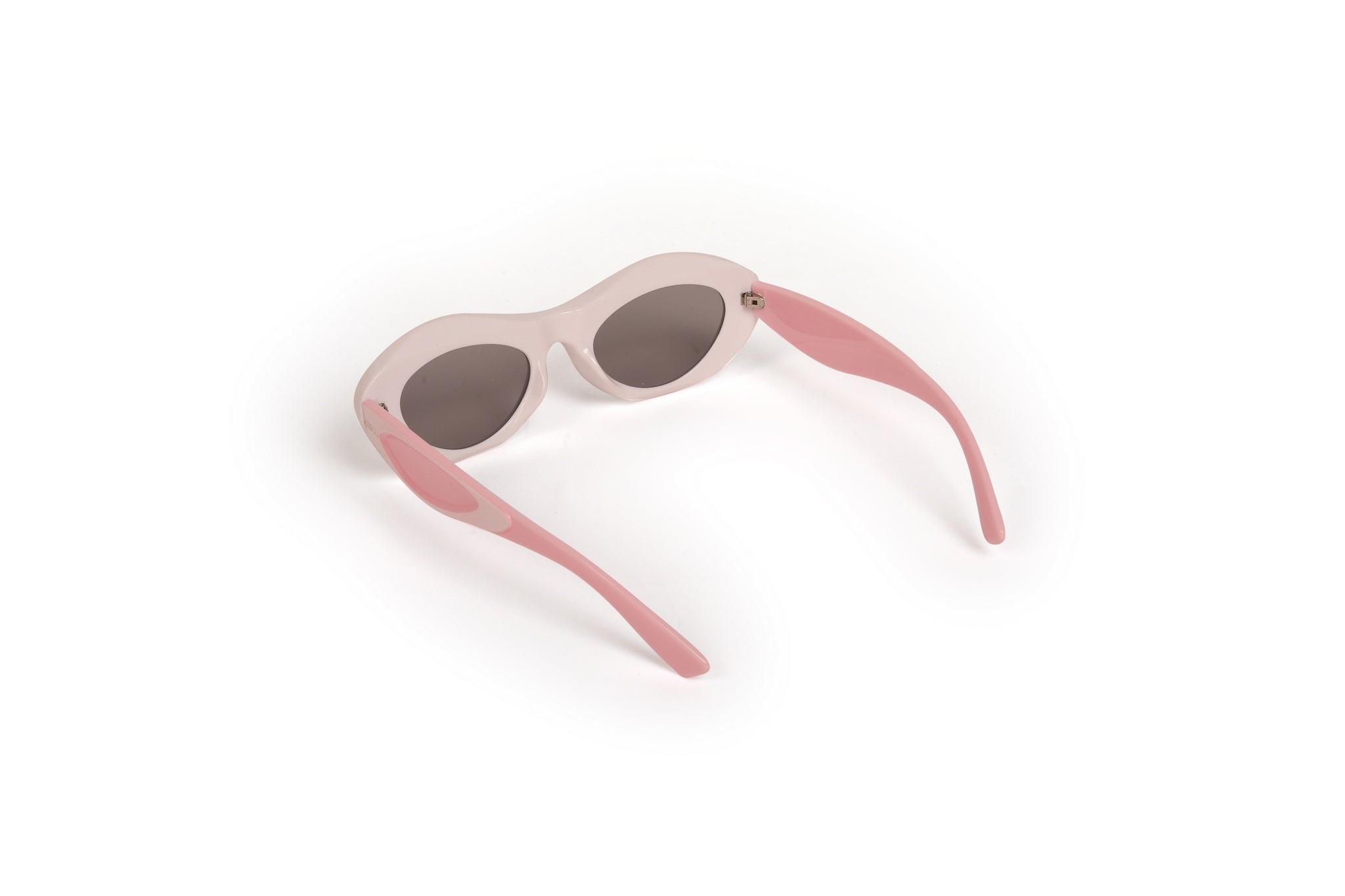 Retro Pink Oval Sunglasses