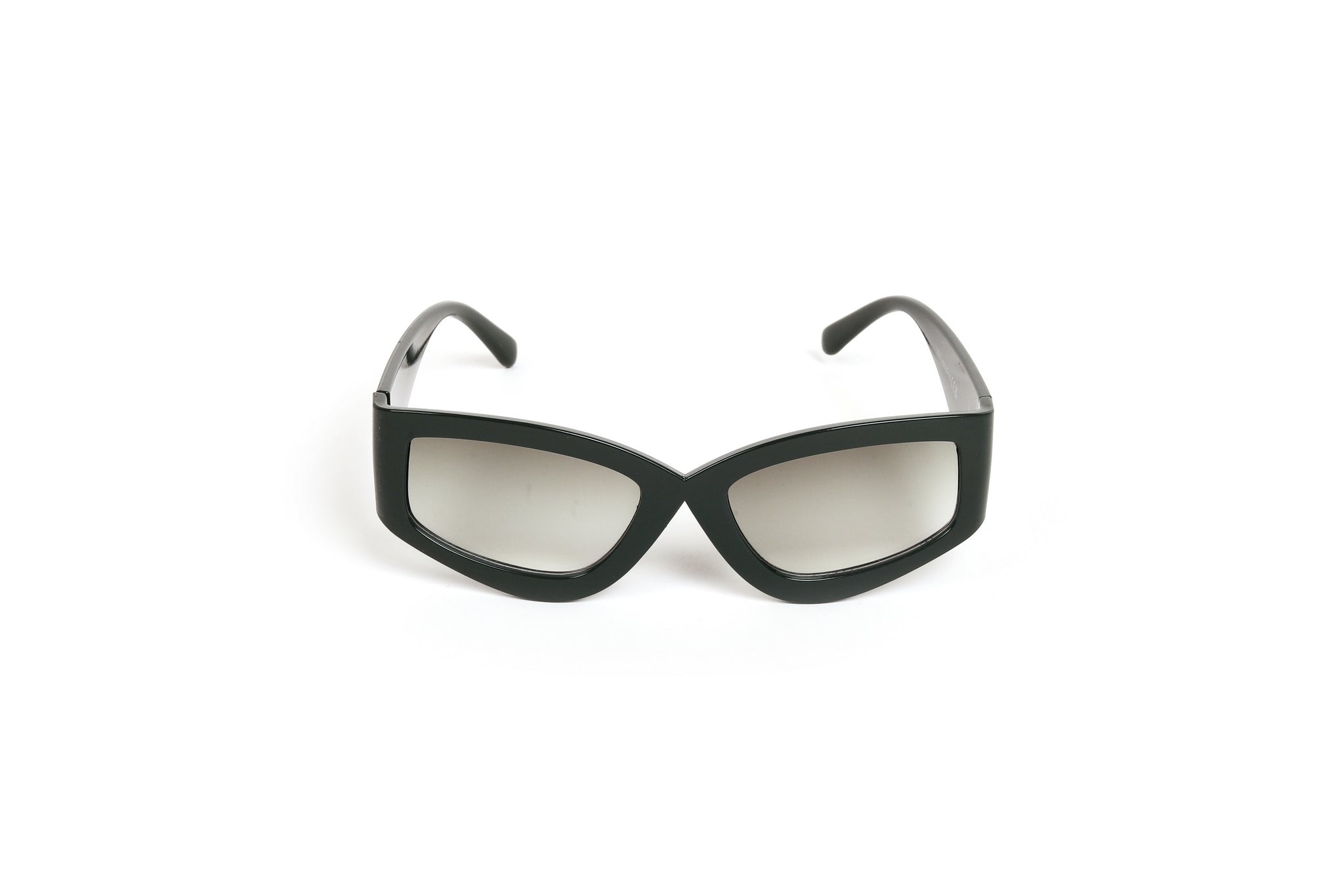 Blackout Babe Oversized Geometric Sunglasses