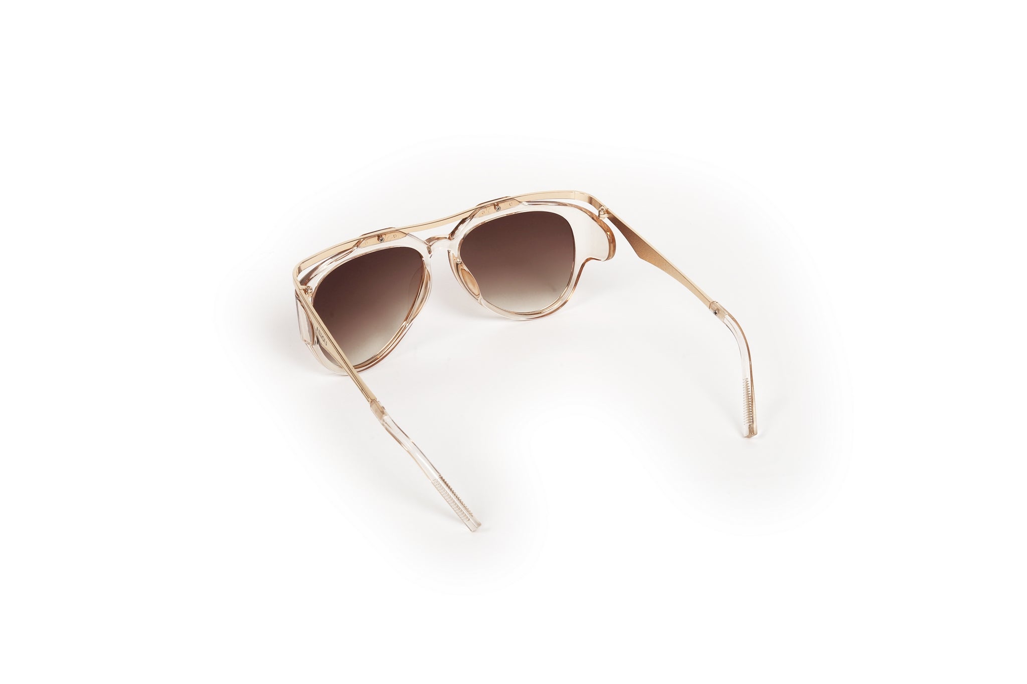 Champagne Aviator Sunglasses