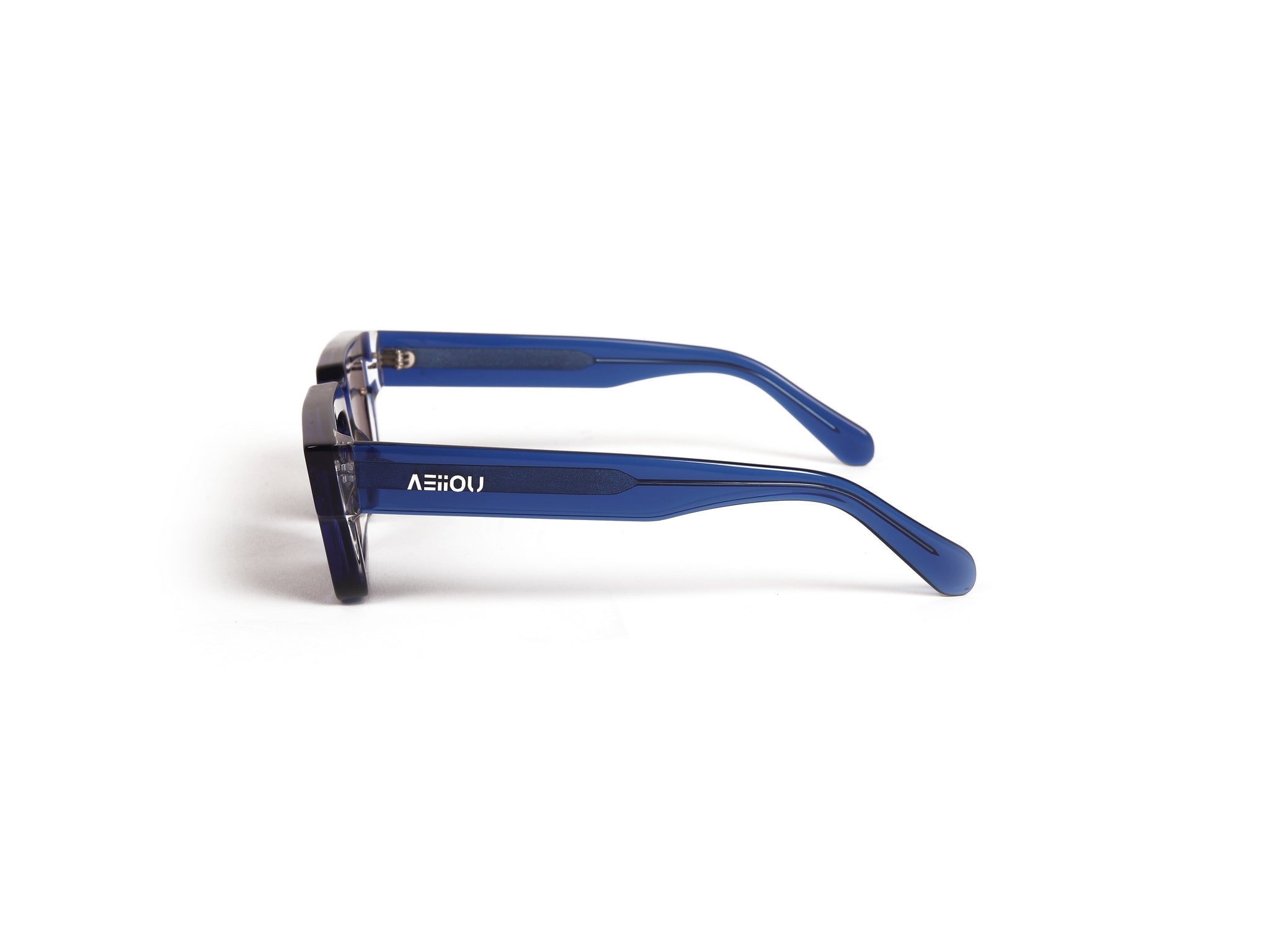 Electric Blue Luxury Sunglasses